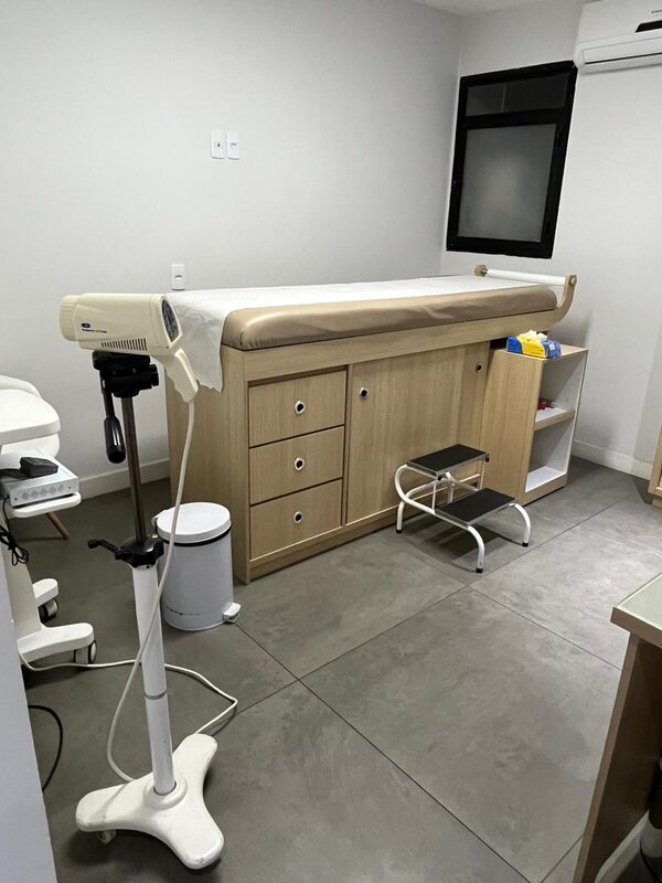 Foto de um detalhe do ambiente do consultório
